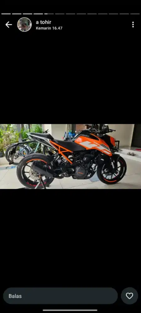 Motor Ktm 250cc duke