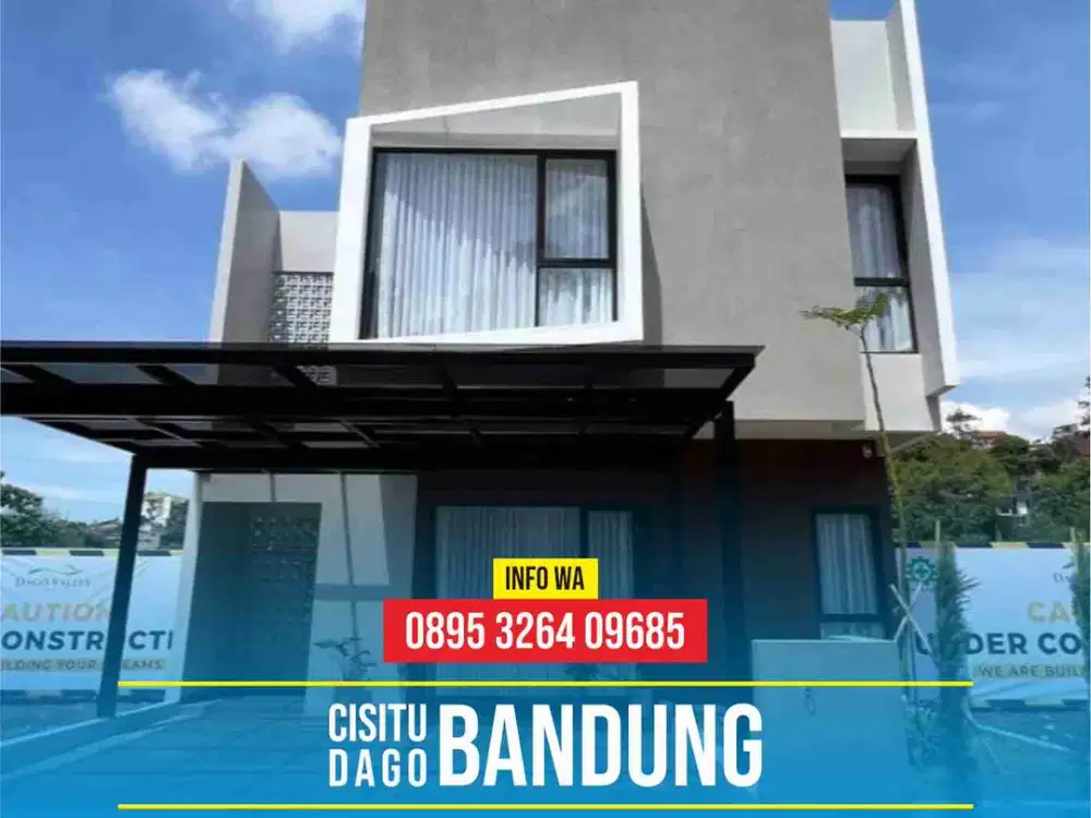Rumah Premium 2 Lantai Plus Rooftop Di Cisitu Dago Pusat Kota Bandung Dekat Kampus Itb