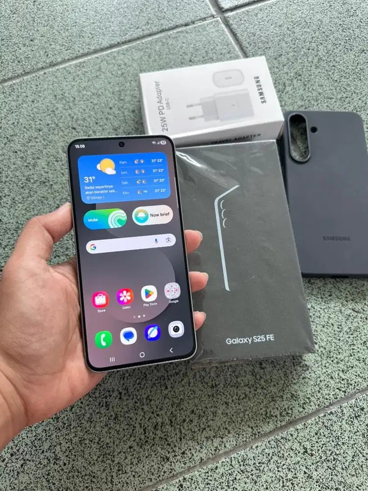 Samsung S25 FE ram 8/256 GB Fullset baru 1 minggu pakai