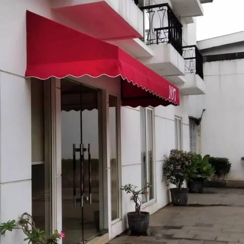 Terima pesanan pemasangan canopy awning / kain 024