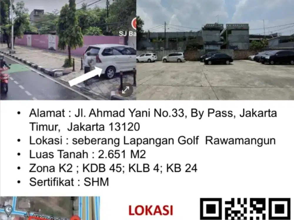 Dijual tanah di Jakarta Timur