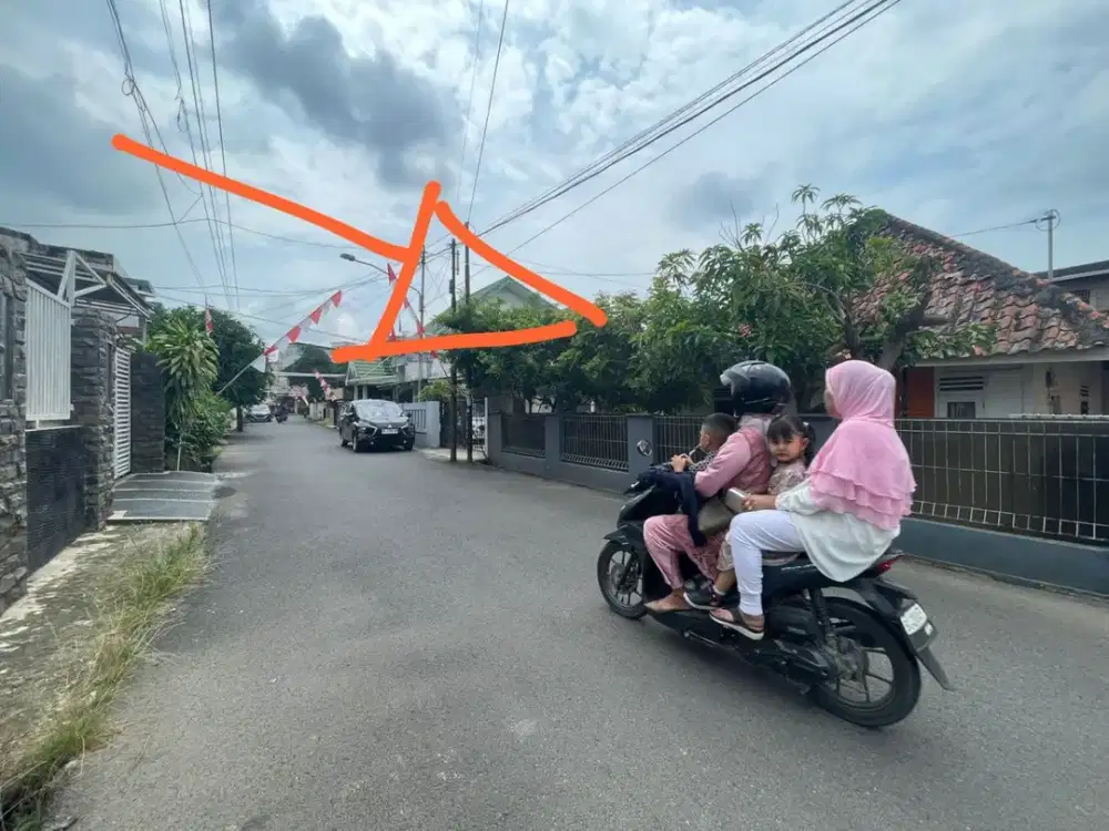 Dijual Tanah Lemabang Dekat Veteran luasan 250m2. SHM
