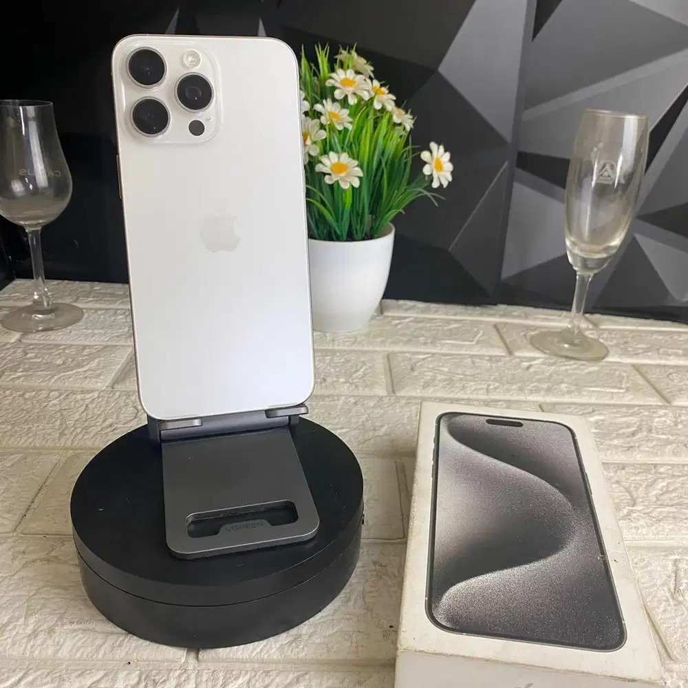 iphone 15 pro max 256gb ex ibox Fullset bisa COD dan TT