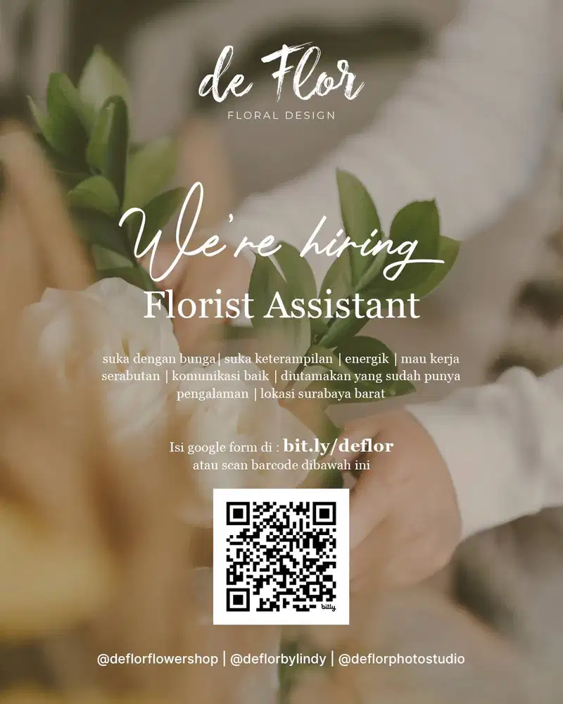 Florist / Perangkai Bunga