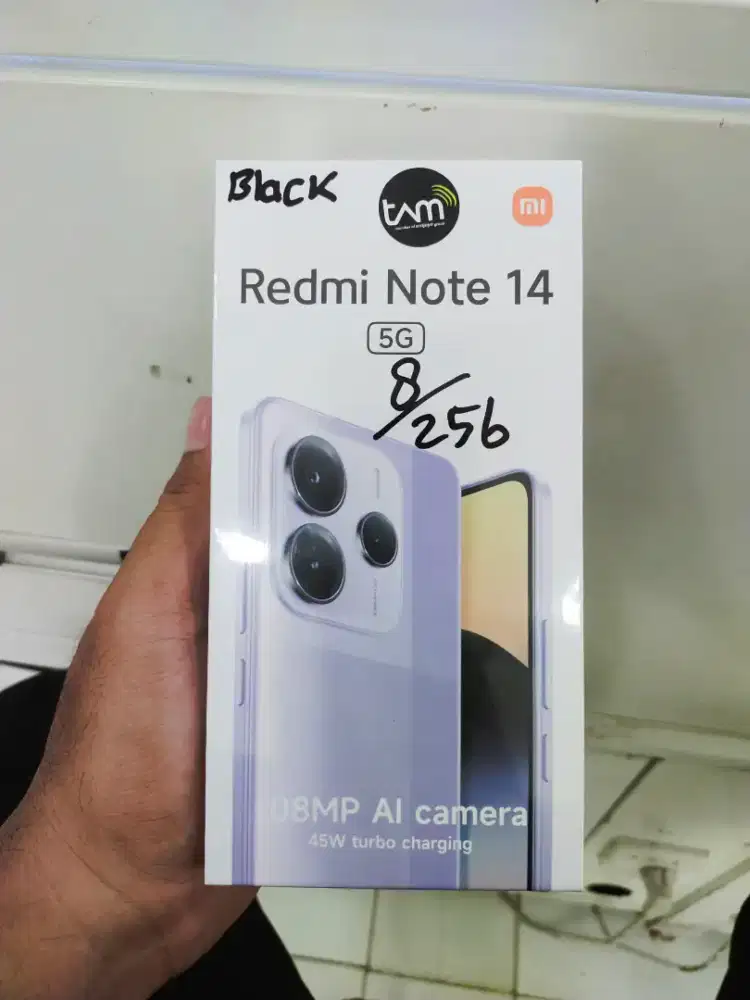 Redmi note 14 5g 8/256 New segel garansi tam