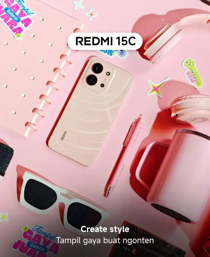 REDMI 15C 6/128 8/256 PROMO HANDPHONE TERMURAH DIJOGJA