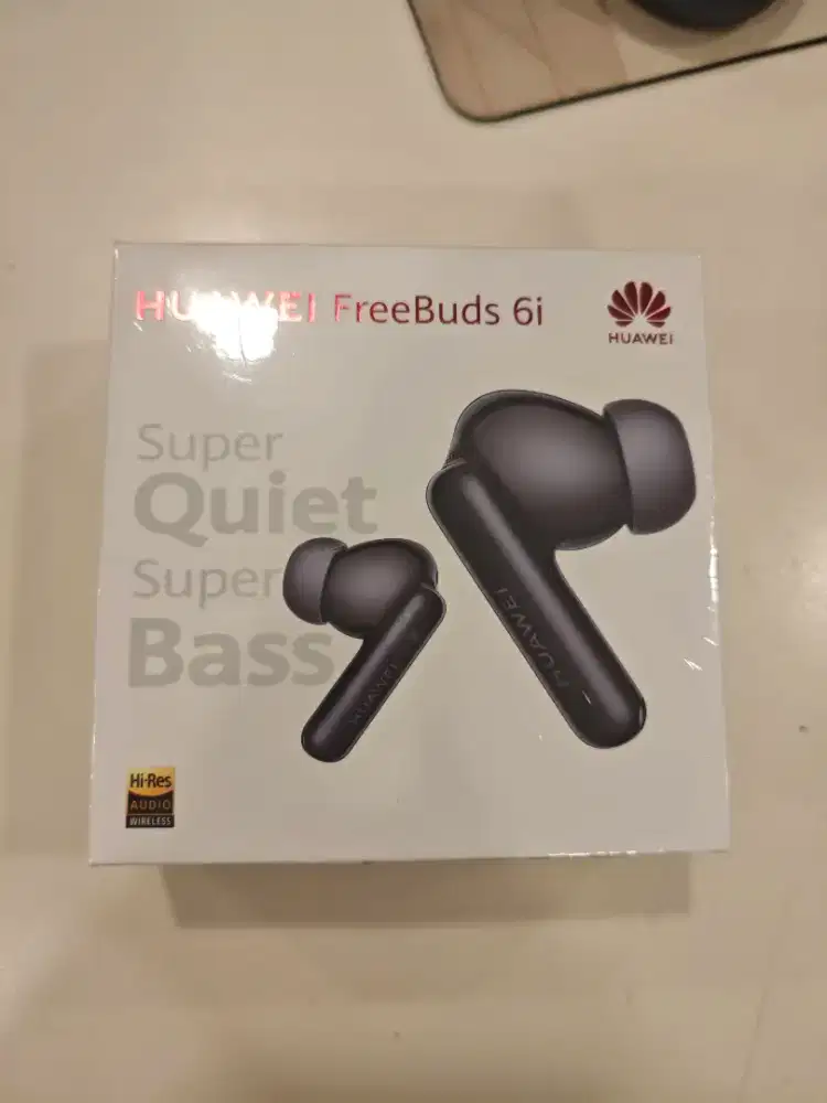 HUAWEI FREEBUDS 6i - HITAM BARU ANC 3.0 35 JAM PLAYBACK WITH CASE