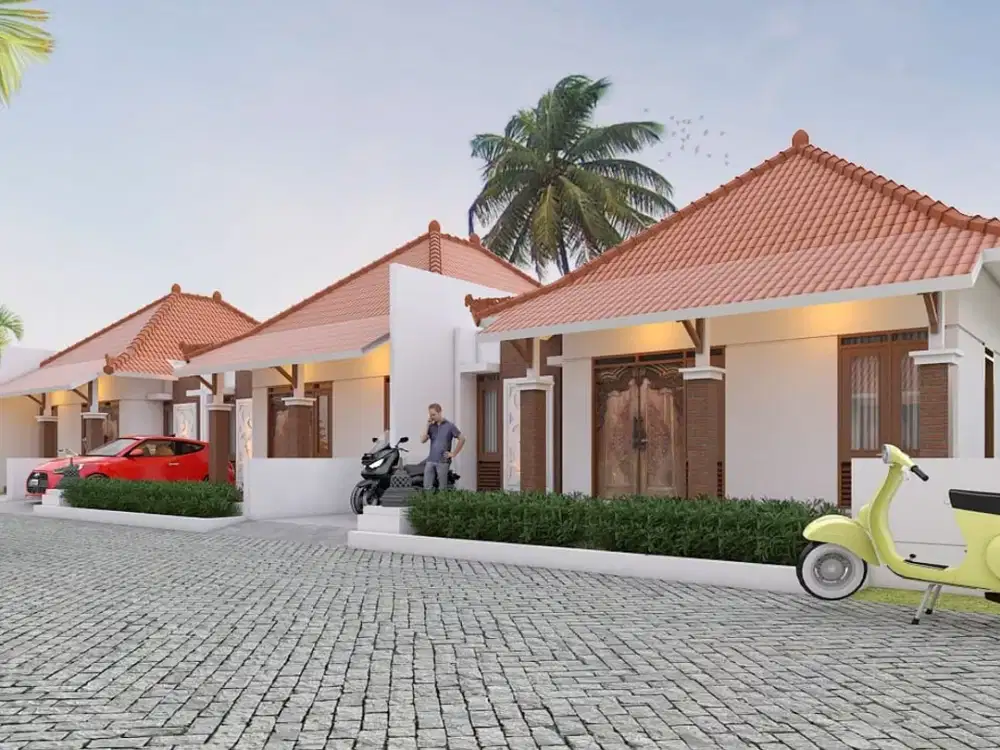 RUMAH SIAP BANGUN DESIGN ETNIK MODERN DI KAWASAN WISATA BOROBUDUR
