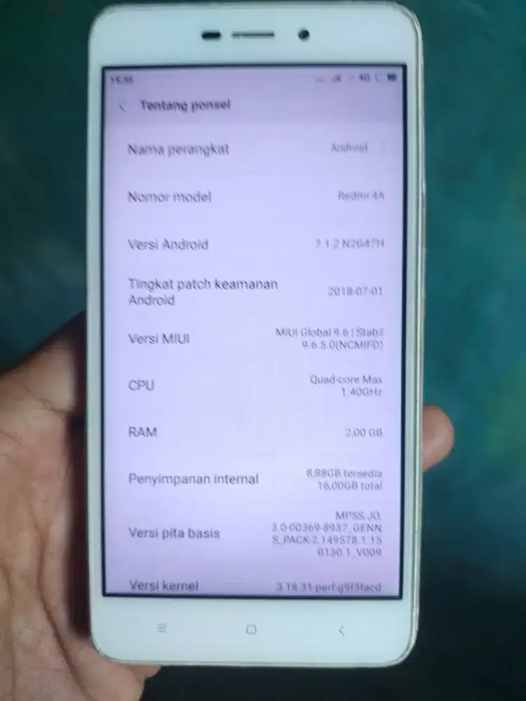 redmi 4a ram 2gb internal 16gb
