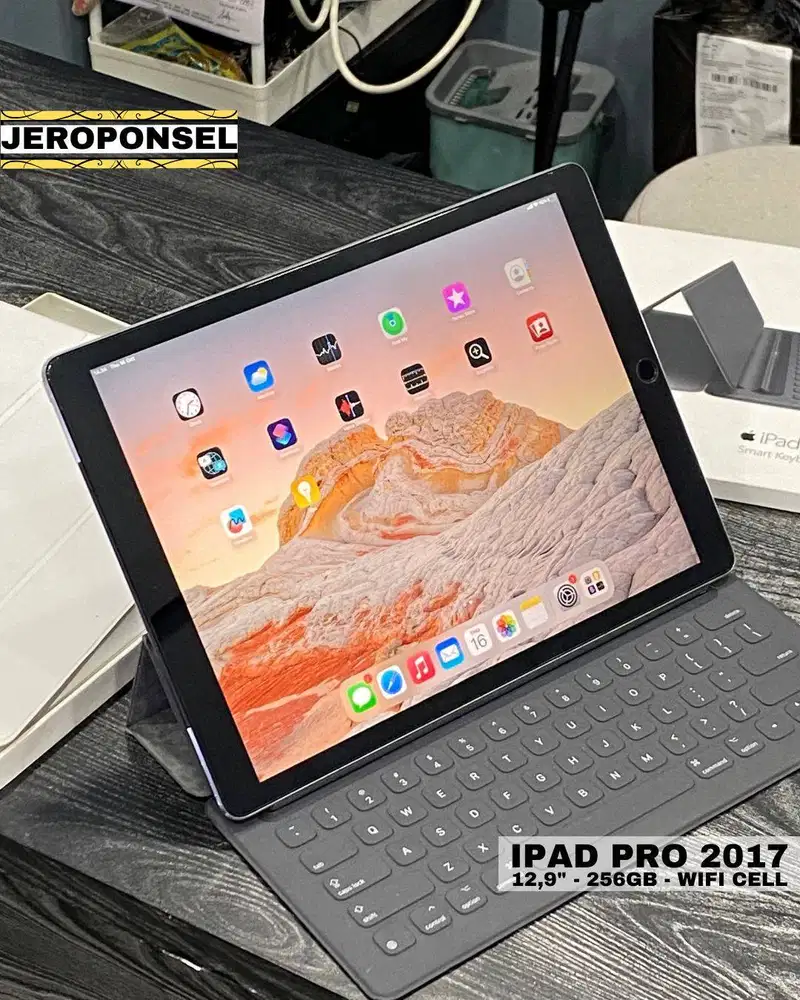 iPad Pro 2017 12.9 inch 256Gb Wifi Cellular BH 90% SINYAL AMAN GARANSI