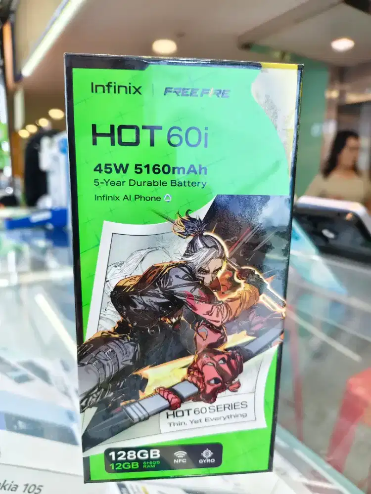 HP INFINIX HOT 60I ram 12/128GB BARU, SEGEL, ORiGINAL & RESMI