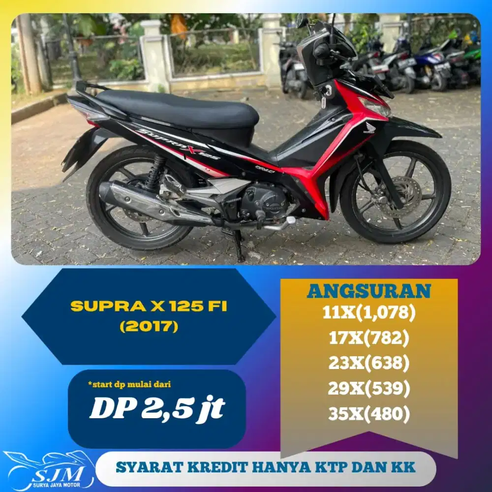 HONDA SUPRA X 125 FI 2017 SIAP PAKAI