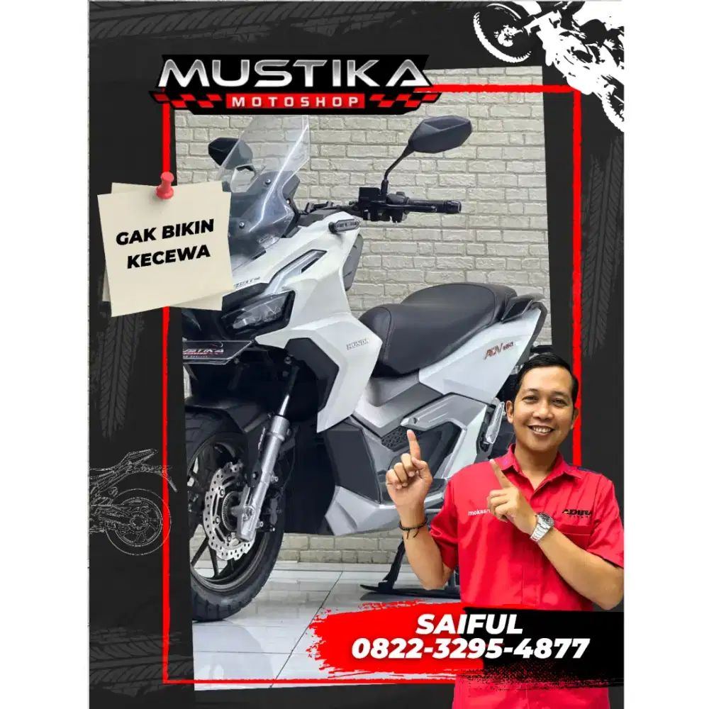 Odo 16rb Istimewa!!Honda Adv 160cc abs 2023 N Asli Nopol Cntik-Mustika