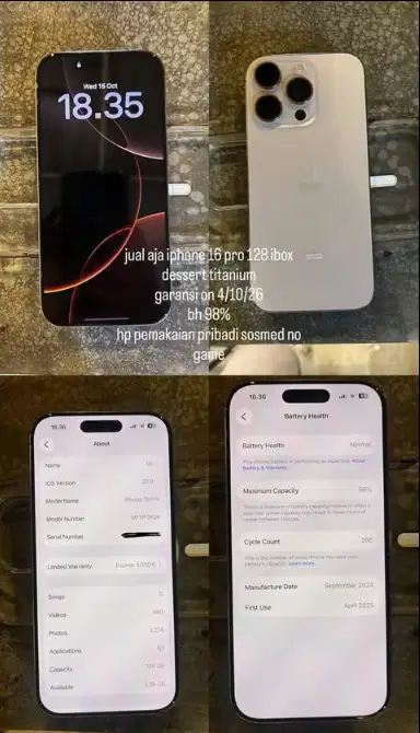 IPHONE 16 PRO 128 GB IBOX