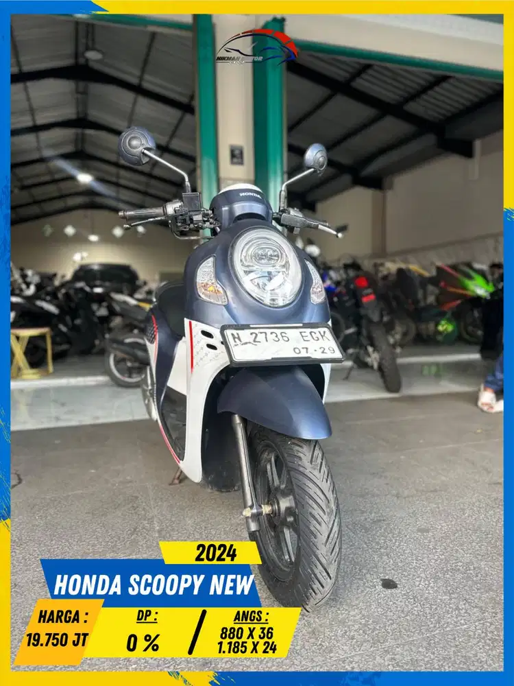 HONDA SCOOPY NEW 2024 MANTAP GASS MASZEHH HIKMAH MOTOR KEPUH
