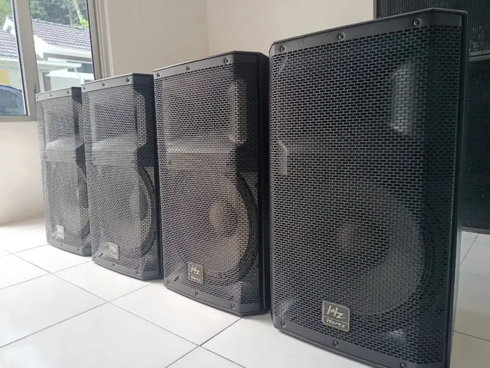 Aktif hz hertz 15inch 1000watt mulus segel barang simpenan