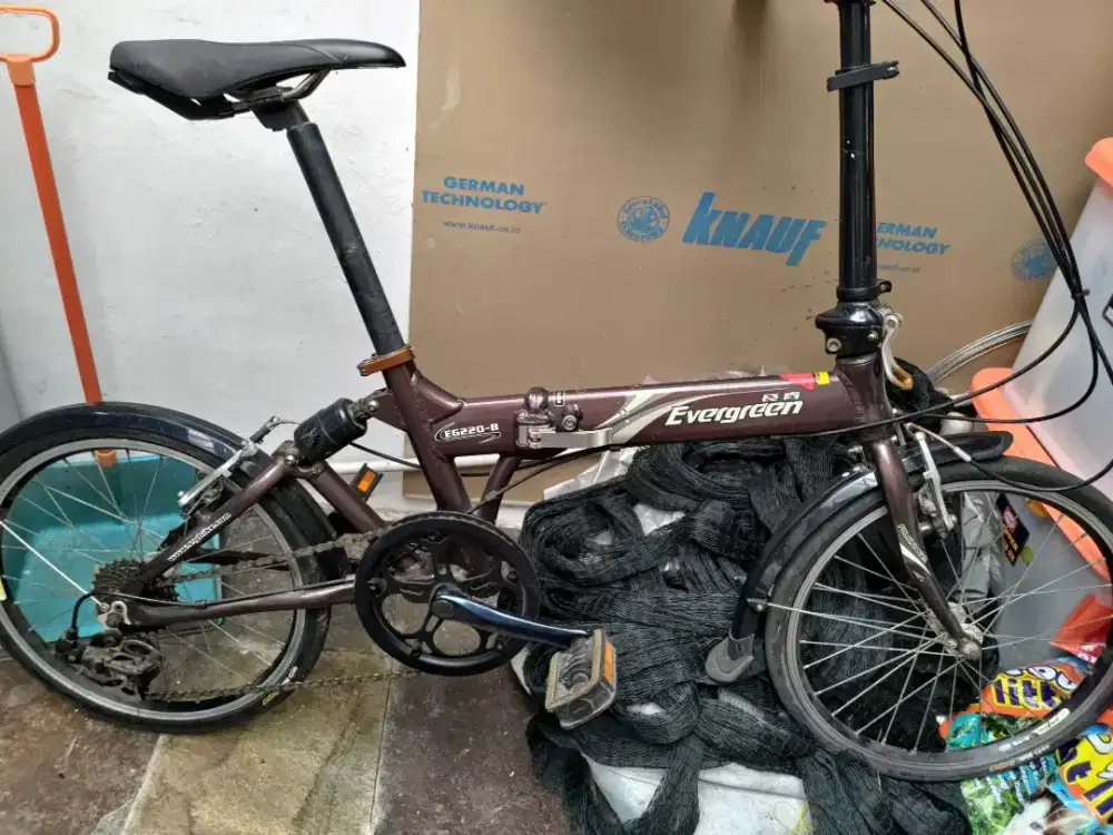 Sepeda lipat klasik Evergreen eg220-8