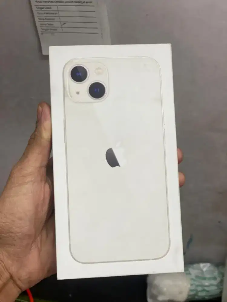 iphone 13 starlight new segel