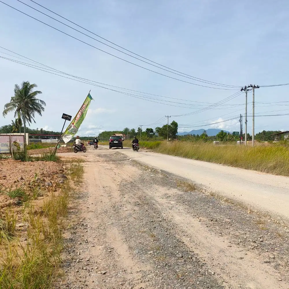 KAVLING HANYA SELAKANGKAH DARI JALUR 2 ITERA DEKAT DENGAN KAMPUS