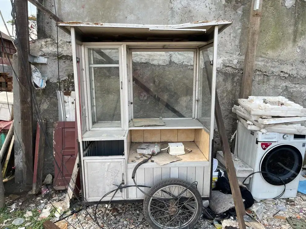 Dijual gerobak tidak pernah dipakai
