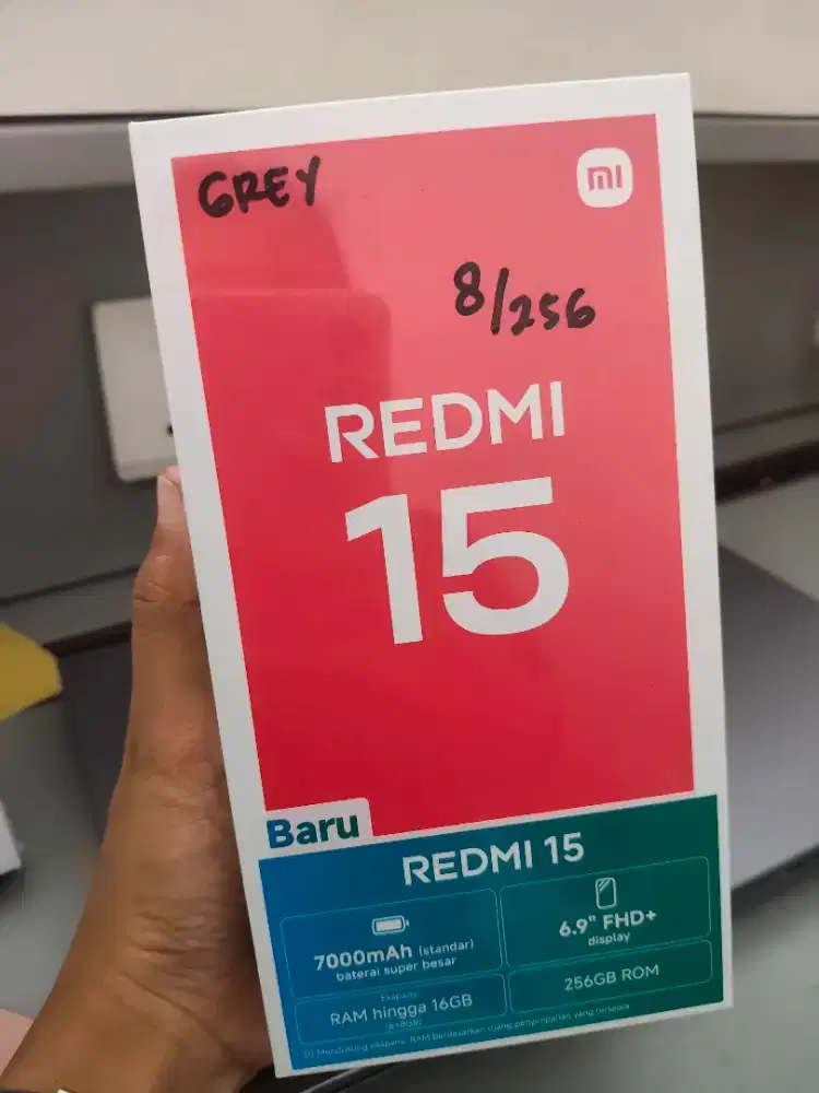 Jual Redmi 15 8/256 GB, ORI, SEGEL, NO REPACK