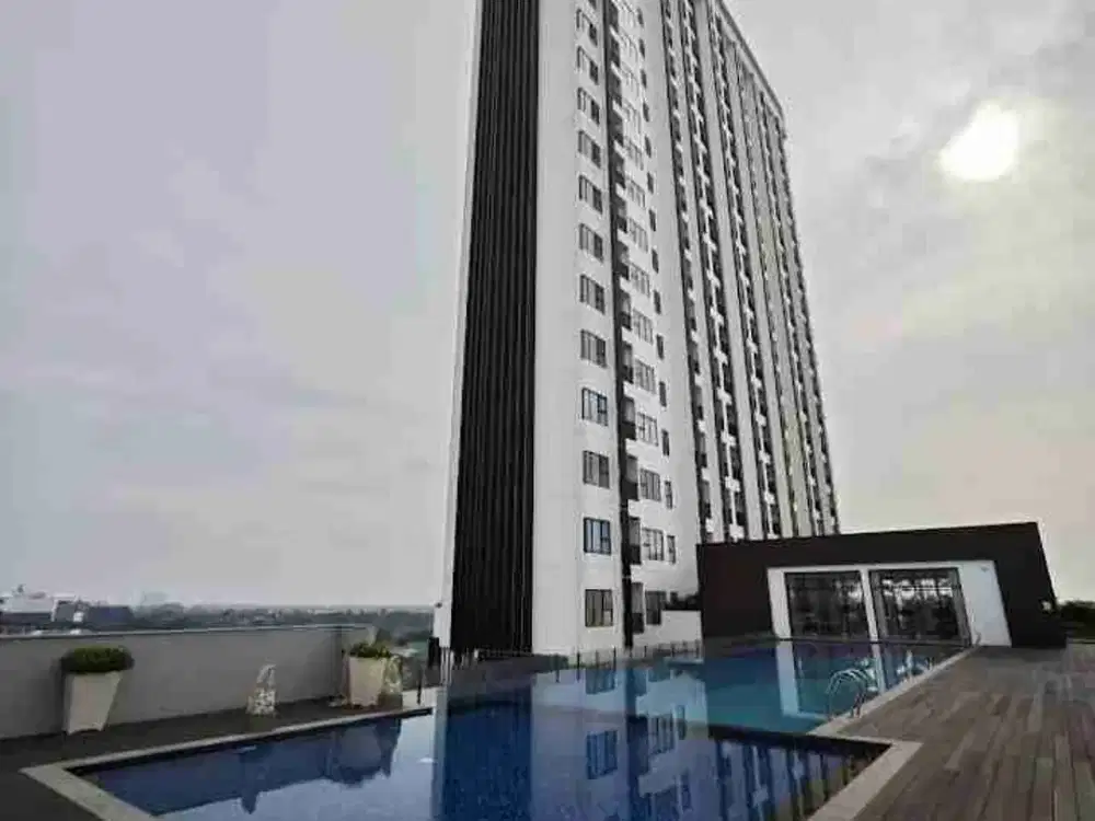 Apartemen Cleon Semi Furnished Full Renovasi lantai tinggi JGC Cakung Jakarta-Timur
