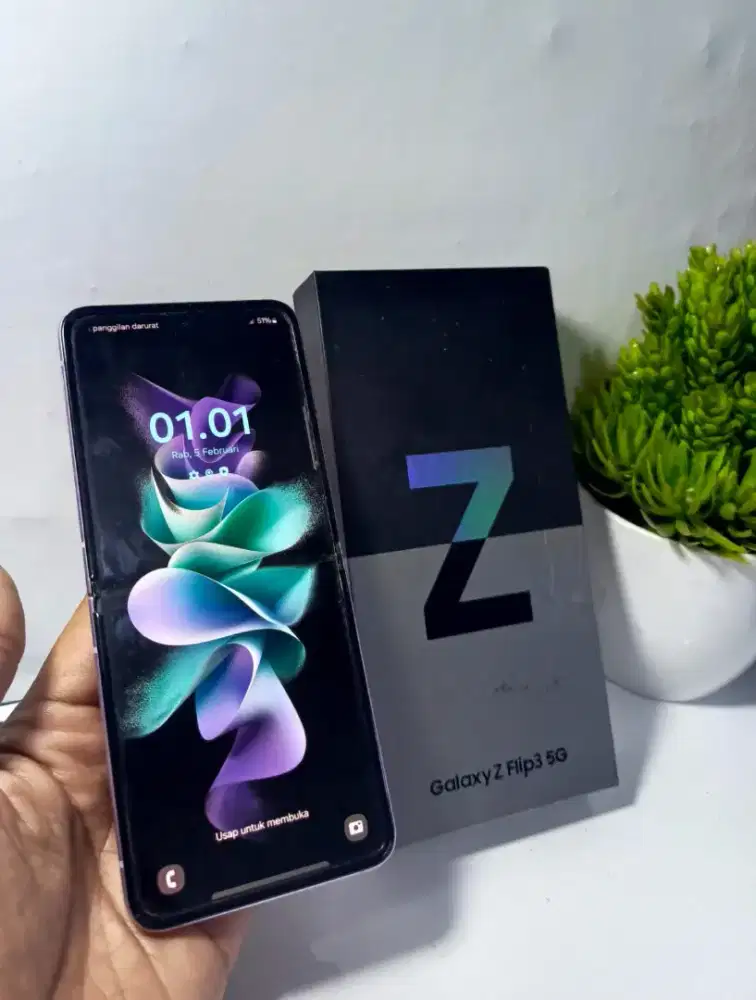 SAMSUNG Z FLIP 3 5G RAM 8/256GB ORIGINAL SEIN MULUS NORMAL SIAP PAKE