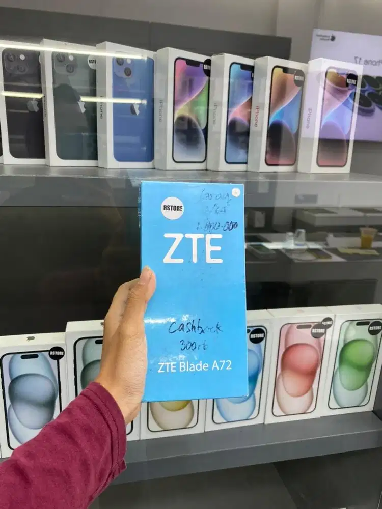 Zte blade a72 3/64gb new, garansi resmi/indonesia 1 tahun