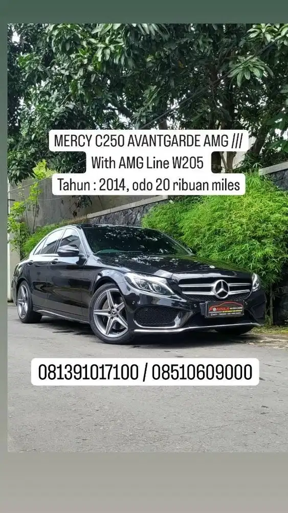 odo 20rb mls,MERCY C250 AVANTGARDE AMG ///
With AMG Line W205,th 2014