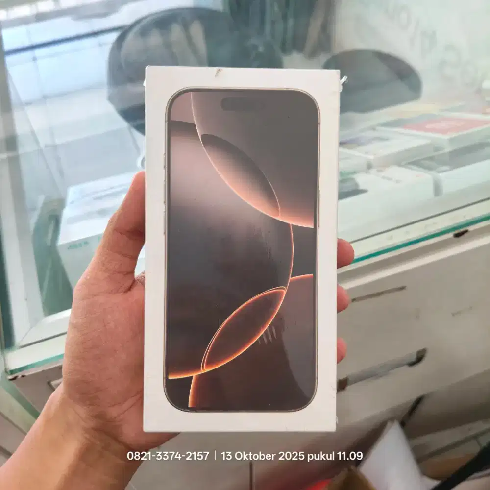 iPhone 16 Pro 256gb Baru Segel Garansi Resmi