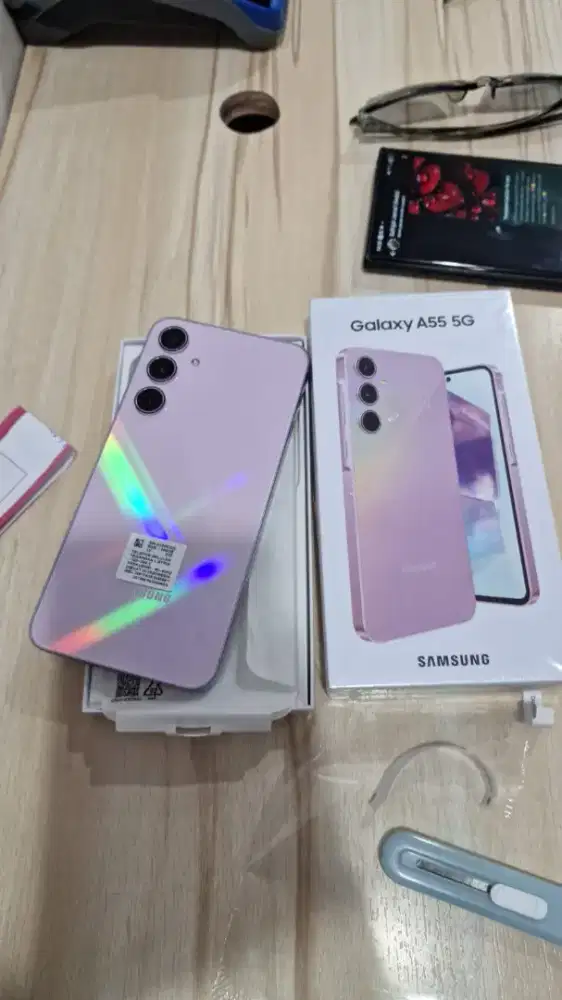 Samsung A55 warna lilac