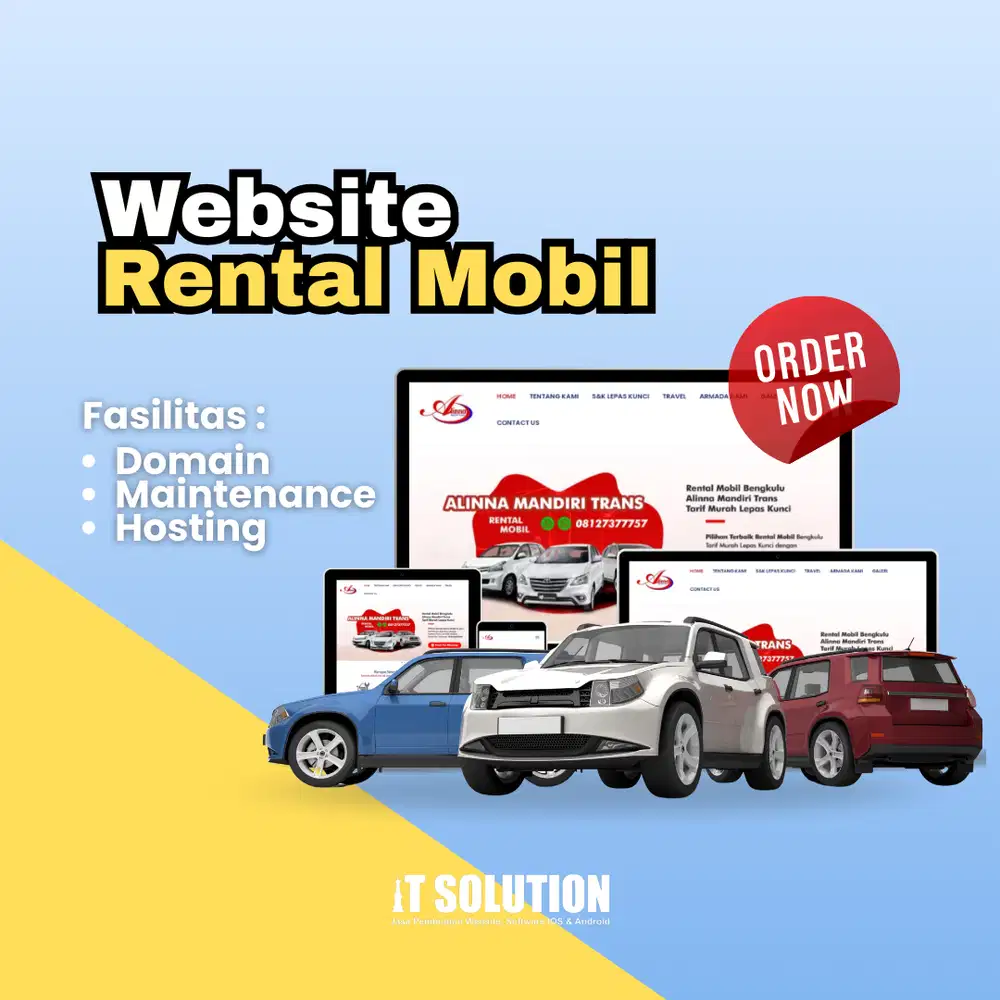 Jasa Pembuatan Website Rental Mobil Profesional