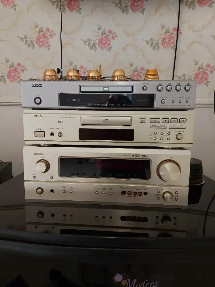 Denon amplifier & CD/DVD player