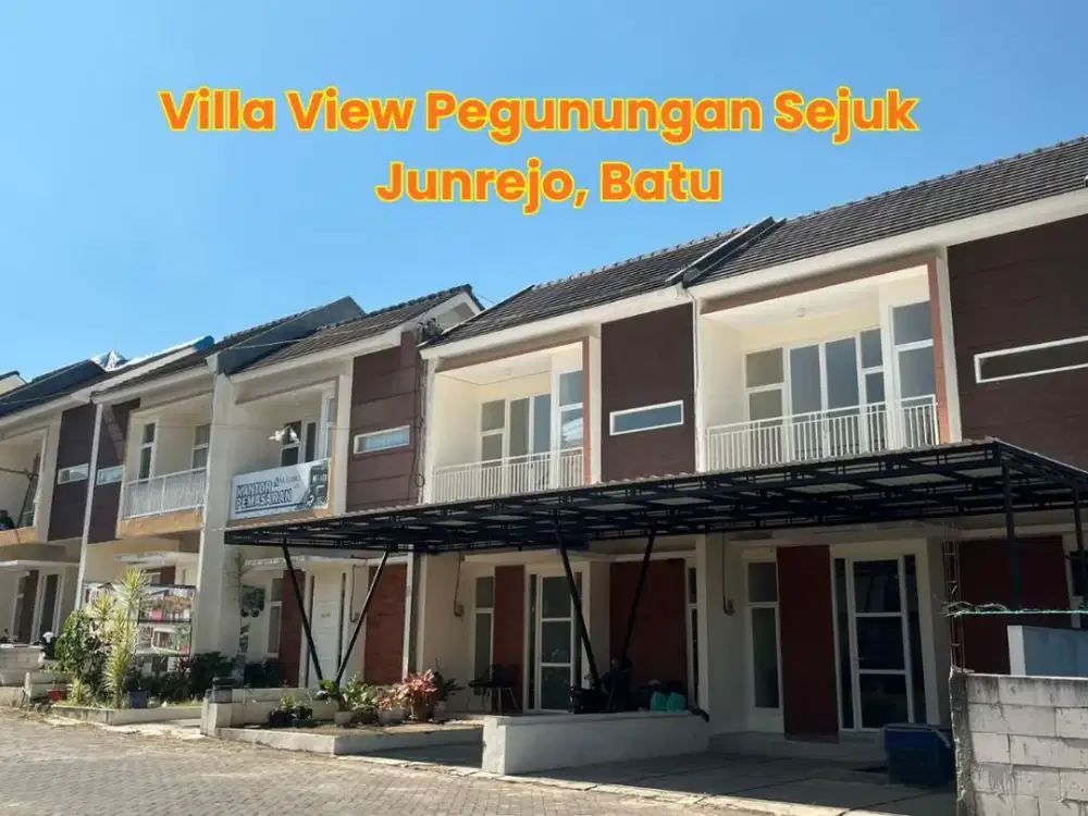 Jaminan Passive Income dari Villa Pemandangan Gunung Sejuk Batu