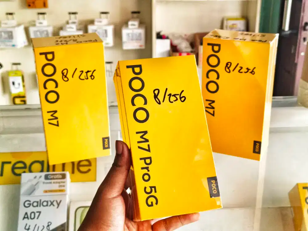 POCO M7 & M7 PRO 5G 8/256 NEW SEGEL TERMURAH