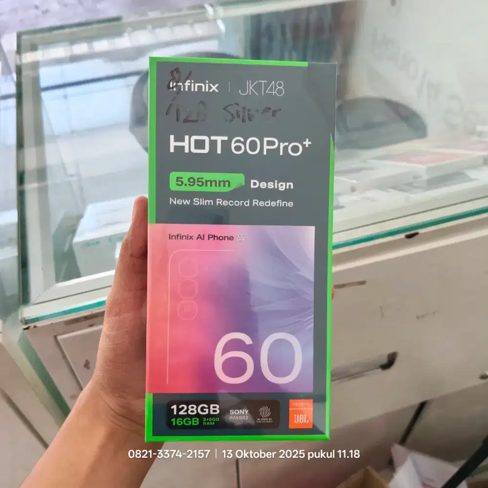 Infinix Hot 60 Pro+ 8/256 Baru Segel Garansi Resmi