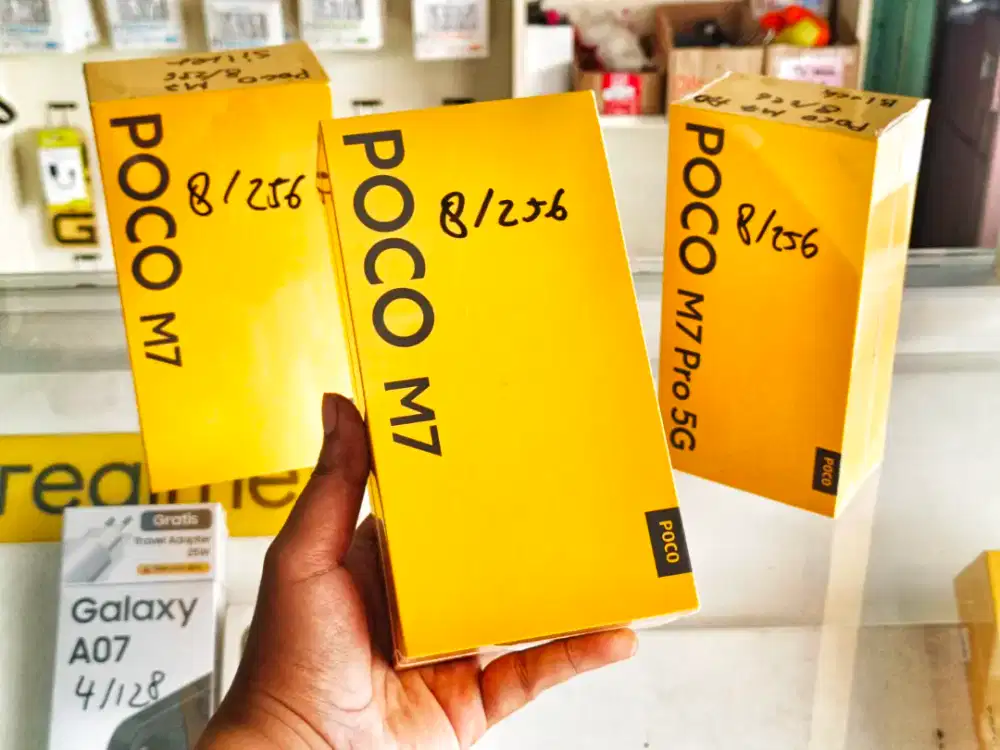 POCO M7 & M7 PRO 5G 8/256 NEW SEGEL PROMO PALING MURAH