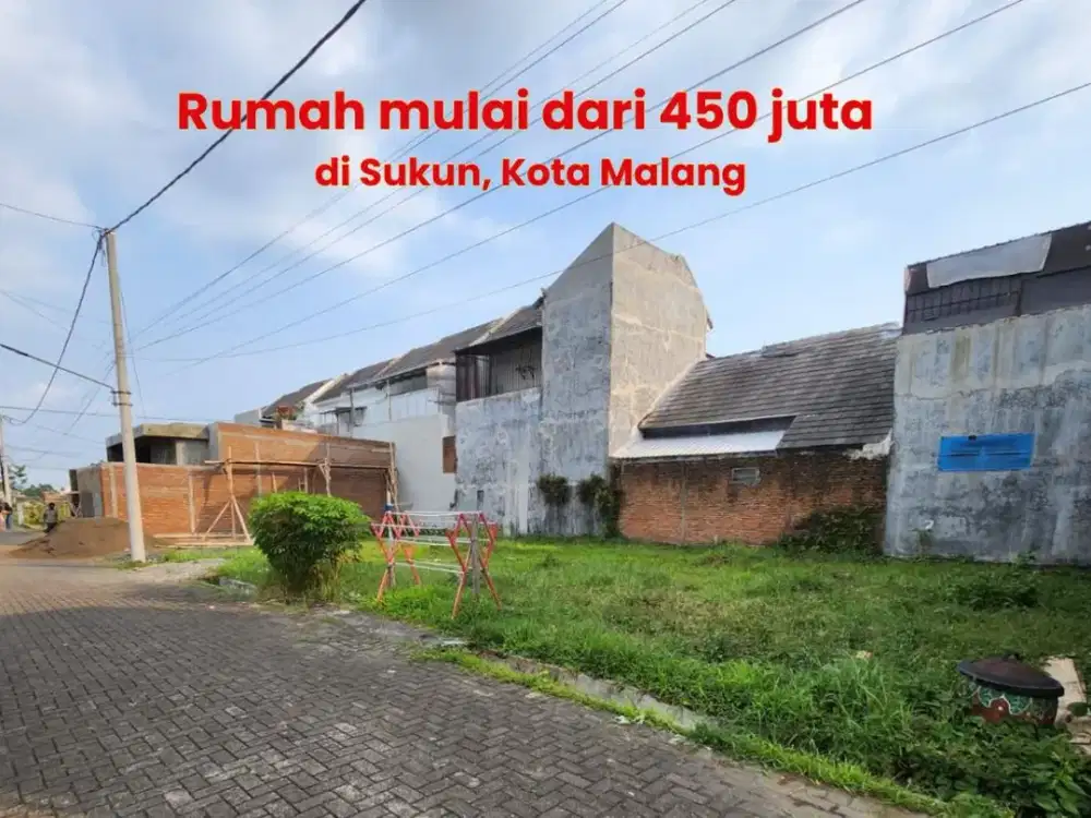 Rumah minimalis murah dimulai dari 450 juta di Sukun, Kota Malang!