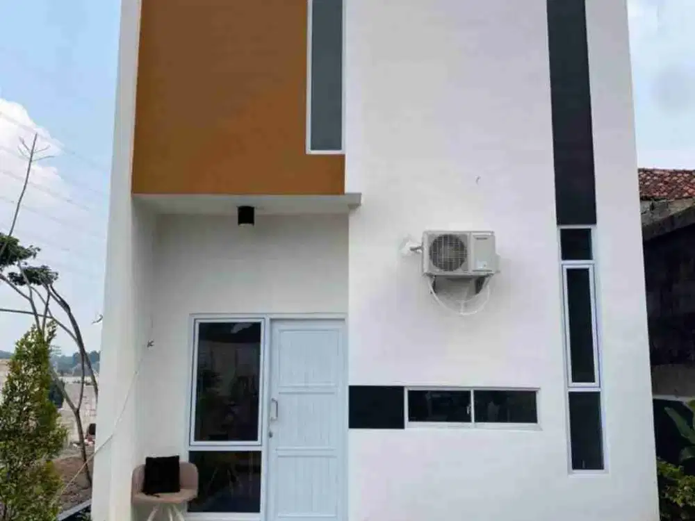 Rumah baru dalam cluster lokasi asri dan nyaman di Pengasinan Depok