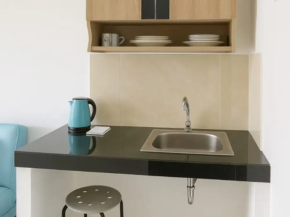 Disewakan Murah Apartemen Serpong Garden 2BR Semi Furnish Akses Langsung St. Cisauk