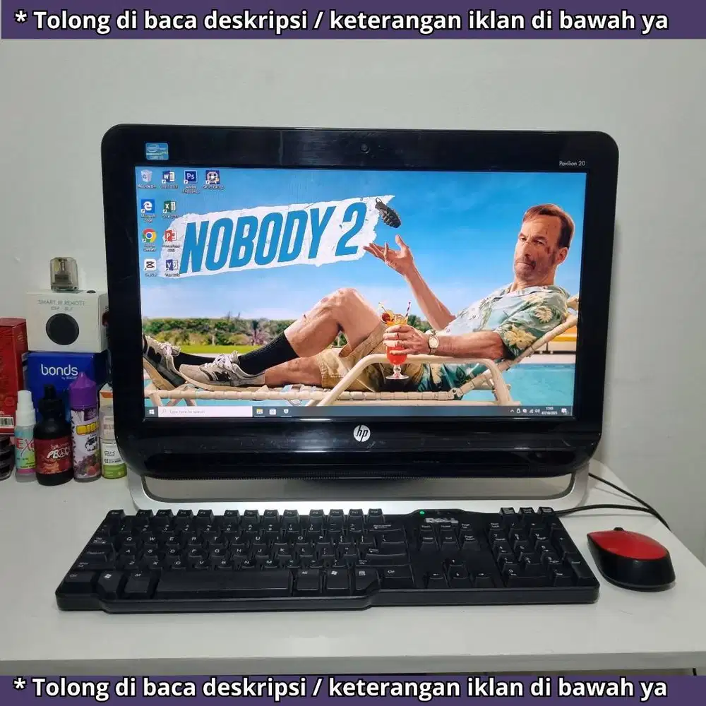 PC all in one core i3 layar 20inch siap pakai kerja, kuliah, sekolah