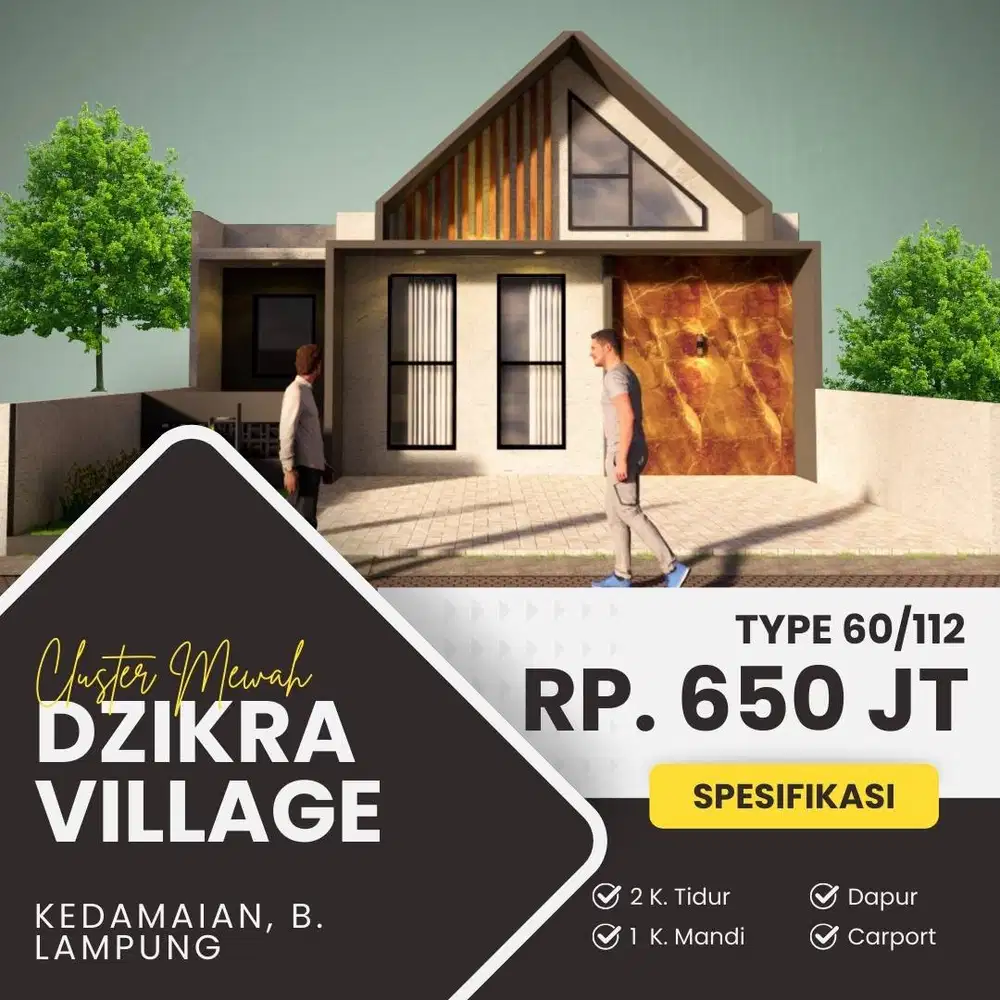 PERUMAH EXCLUSIVE TENGAH KOTA BANDAR LAMPUNG