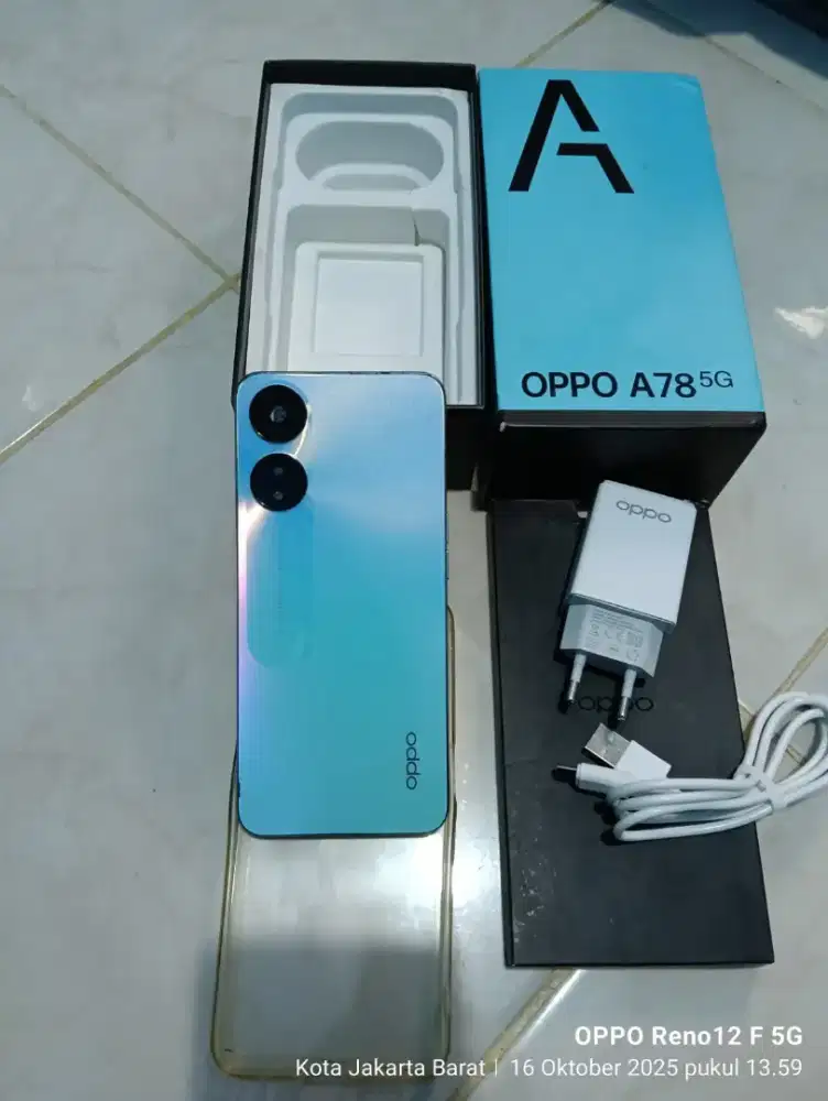 Oppo a78 ram 8/256 pullset no .inus