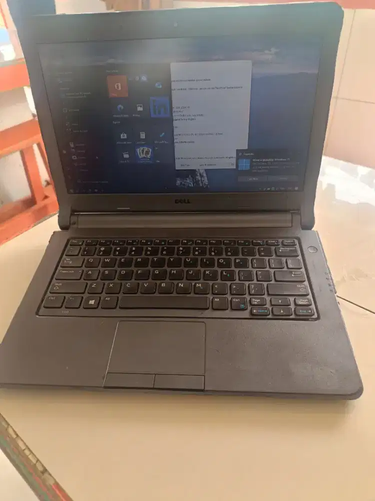 Laptop dell gen 4 all normal batre 5jam lbh
