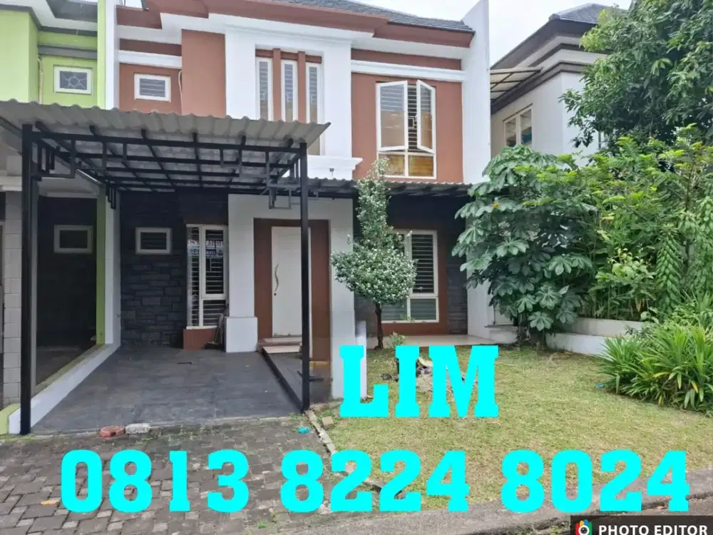 DIJUAL RUMAH BAGUS RANGKA BAJA RINGAN LT 144 KOTA WISATA CIBUBUR  BOGOR