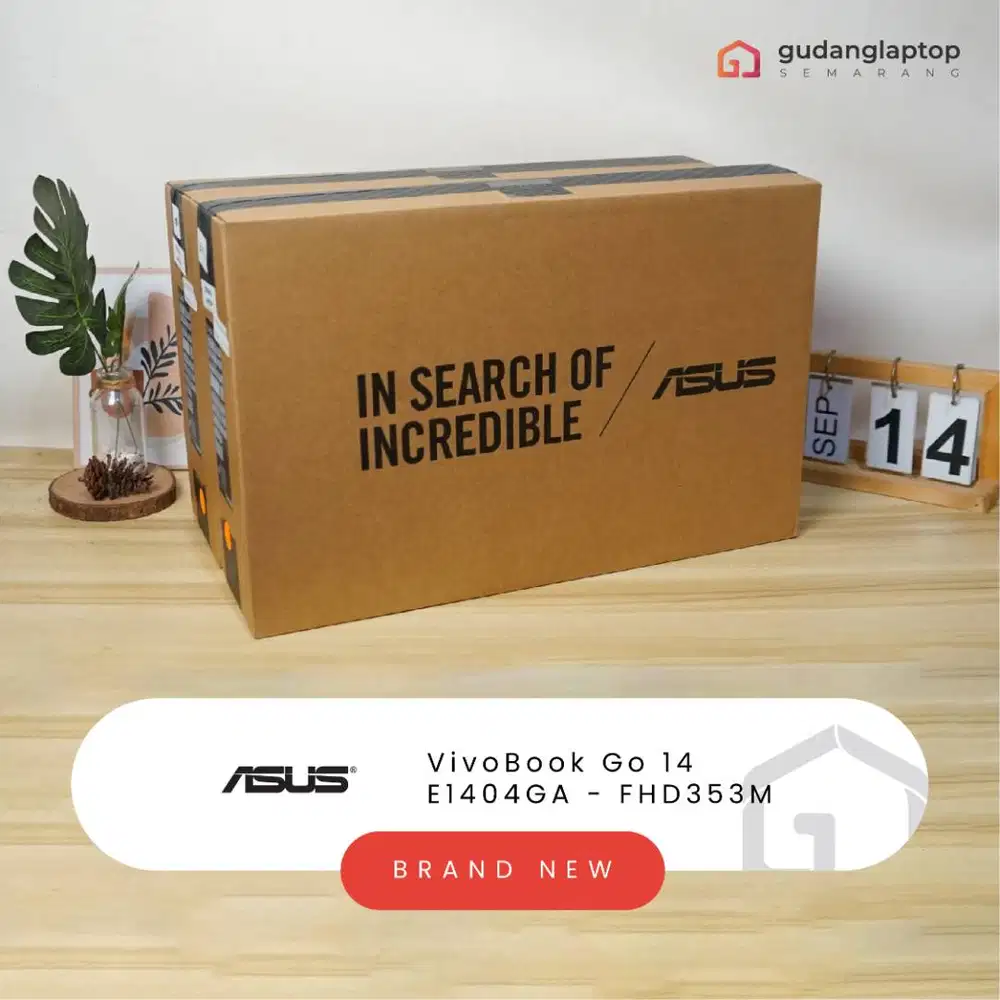NEW ASUS VivoBook Go 14 E1404GA - FHD353M INTEL Core i3 - N305 8/512