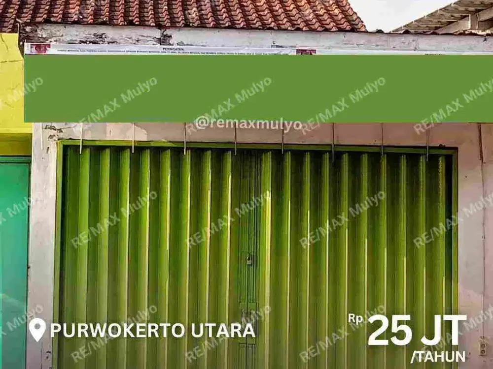 Disewakan Ruko Usaha Strategis Dekat Universitas Area Purwokerto