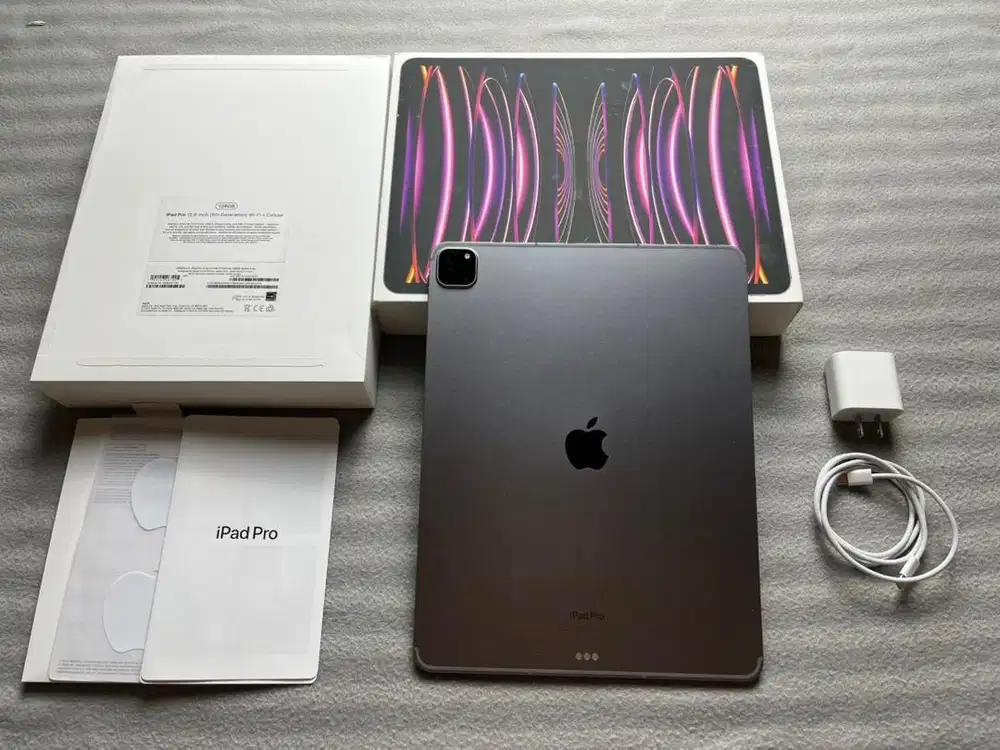 iPad Pro M2 12.9 inch Cellular 128gb Fullset