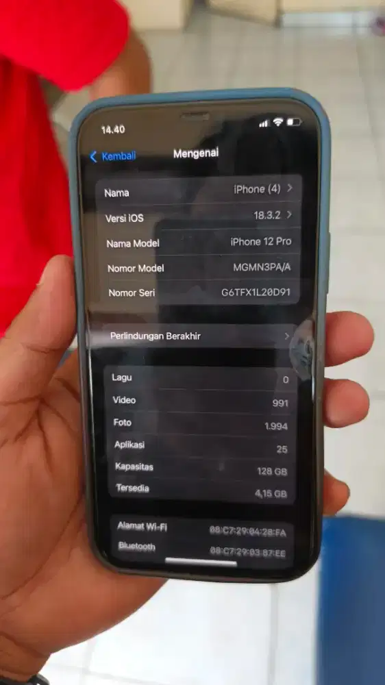 Ibox Iphone 12 pro 128gb lengkap