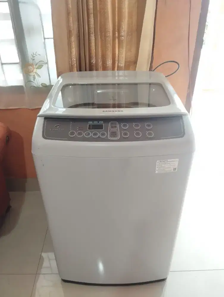 Mesin Cuci 1 Tabung Merek Samsung ( WA70H4000SG Diamond Drum) 7 kg